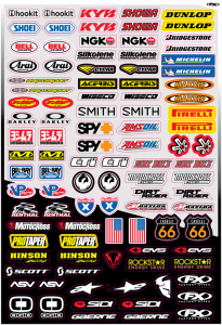 Sponsor Sticker Kit Multi, 2, nordicamoto.ro