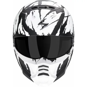 Casca moto SCORPION EXO-COMBAT II MARAUDER L Negru mat/Alb, 3, nordicamoto.ro