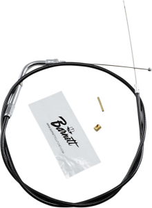 Black Vinyl Throttle/idle Cable Black Standard, 1, nordicamoto.ro