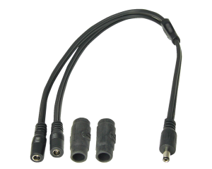 Y-splitter Black, 1, nordicamoto.ro