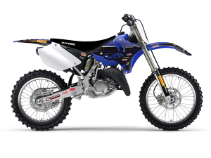 Blackbird Racing Replica Factory Team Yamaha 2022 Graphics Kit With Seat Cover Black, Blue, 3, nordicamoto.ro
