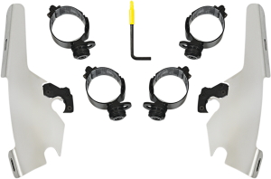 Batwing Fairing Trigger-lock Mounting Kit Silver, 1, nordicamoto.ro