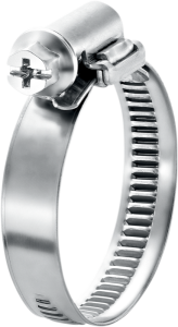 Wormclamp 12-20mm 5pcs Silver