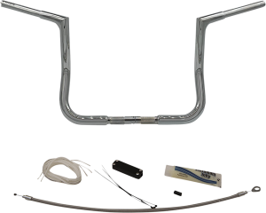 1-1/4(r) Ez Install Flat Top Handlebar Kit Silver