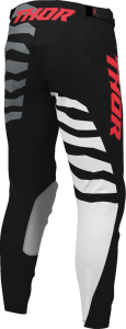 Pantaloni Launchmode Shredder negru-alb, 5, nordicamoto.ro
