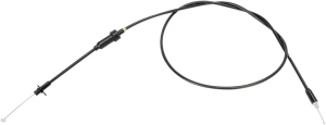 MOOSE RACING Black Vinyl Throttle Cable Black 