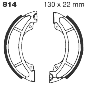 (r)g(r) Grooved Brake Shoe