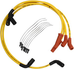 8 Mm Spark Plug Wire Yellow, 1, nordicamoto.ro