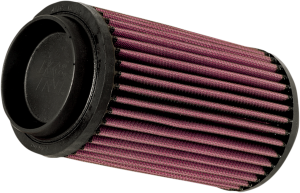 High Flow Air Filter Black, Red