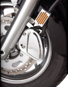 Stepped Front Caliper Cover Silver, 1, nordicamoto.ro