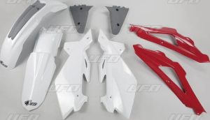 Set complet de caroserie pentru Husqvarna alb
