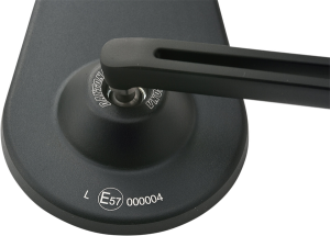E-marked Mirror Black