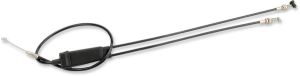 Black Vinyl Throttle Cable Black
