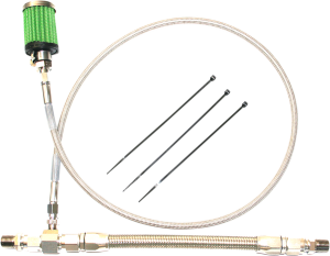 Oil Tank Breather Kit Silver 