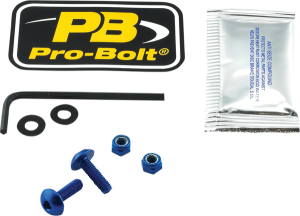 License Plate Screws Blue, 1, nordicamoto.ro