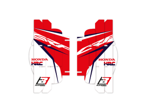 Replica Rad Louver Graphics Black, Red, White, 1, nordicamoto.ro
