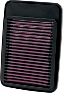 High-flow Air Filter Black, Red