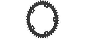 Pinion standard spate 520, negru 
