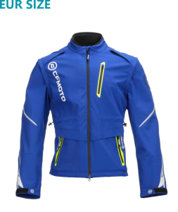 SET ECHIPAMENT MOTO CFMOTO RALLY TEXTIL – JACHETĂ + PANTALONI, ALBASTRU / GALBEN, 17, nordicamoto.ro