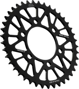 JT SPROCKETS Pinion spate din aluminiu Racelite, negru, 1, nordicamoto.ro