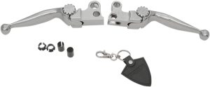 Journey Adjustable Lever Set For Harley Models Silver, 1, nordicamoto.ro