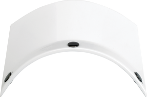 3-snap Moto Helmet Visor White ONE SIZE, 4, nordicamoto.ro