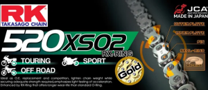 520 Xso2 Drive Chain Gold 520, 1, nordicamoto.ro