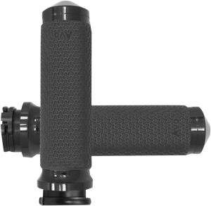 Vibration Dampening Memory Foam Grips Black, 1, nordicamoto.ro