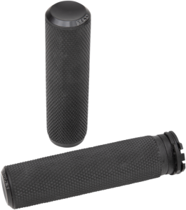 Fusion Knurled Grips Black, 2, nordicamoto.ro