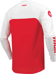 Youth Ridemode Menace Jersey Red, White S, 5, nordicamoto.ro