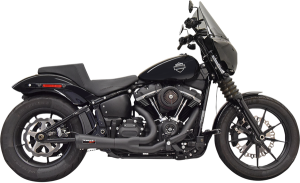 The Ripper Short Road Rage 2-into-1 Exhaust System Black, 1, nordicamoto.ro