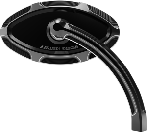 Cats Eye Forged Billet Mirror Anodized Black
