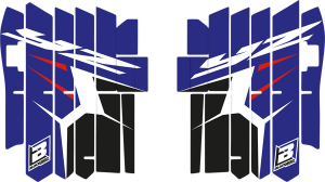 Dream Rad Louver Decals Purple