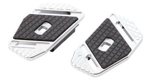 Speedliner Passenger Floorboards Silver, 4, nordicamoto.ro