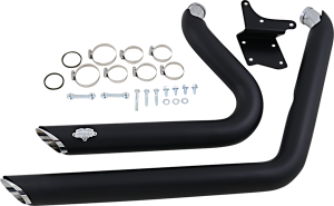 Shortshots Staggered Exhaust System Black 