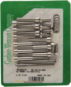 Bolt Kit Stainless Steel, Polished