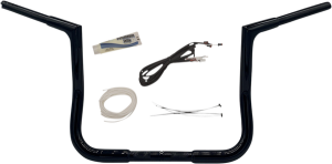 1-1/4(r) Ez Install Flat Top Handlebar Kit Black