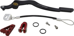 MOOSE RACING Brake Pedal Black, Red 