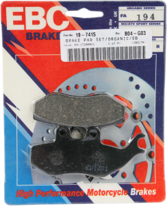 Organic Base (r)fa(r) Brake Pads, 1, nordicamoto.ro