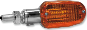 Oblong Aluminum Body Marker Lights Amber