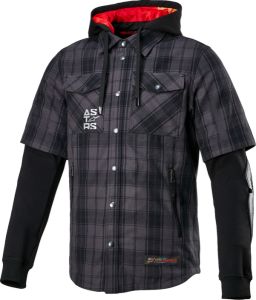 Geaca/Camasa Moto Alpinestars Tartan Black/Gray