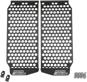 MOOSE RACING Protecții pentru radiator, negru 
