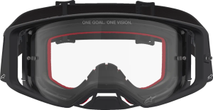Ochelari Alpinestars Supertech Vesta Negru Mat/Argintiu/Lentila Clara, 4, nordicamoto.ro