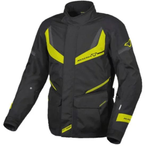 Geaca textil touring MACNA RANCHER L Negru/Rosu, 3, nordicamoto.ro