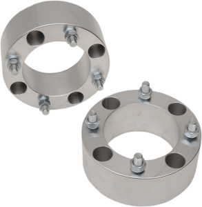 Wheel Spacers With Studs Silver 