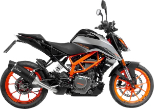 Tobă de eșapament LeoVince LV One Evo Black Edition Slip-On pentru KTM 390 Duke (2024-2025), 2, nordicamoto.ro
