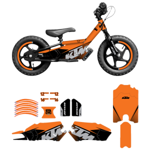 Stacyc Stability Cycle Graphics Kit Orange, 2, nordicamoto.ro