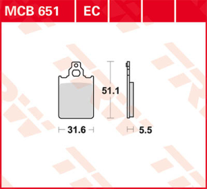 Ec Series Ceramic Brake Pads