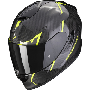 Casca integrala Scorpion EXO-1400 EVO CARBON AIR KENDAL Negru/Galben Fluo