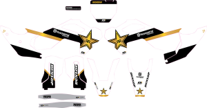 Complete Graphics Kit White, 1, nordicamoto.ro